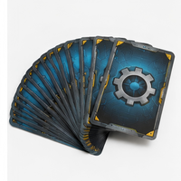 Cartas de Tarot de Papel Portátiles y Duraderas con Logotipo Personalizado, Acabados Brillantes/Mate/Encerados, para Uso Familiar y Promocional, Mapa de Juego