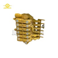 Pièces de machines de construction : Ensemble de distributeur de valve pour niveleuse CAT24H, référence 165-4563, vanne de commande principale hydraulique