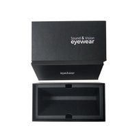 Logo privé personnalisé luxe lunettes de soleil papier emballage lunettes tiroir boîte cadeau rigide