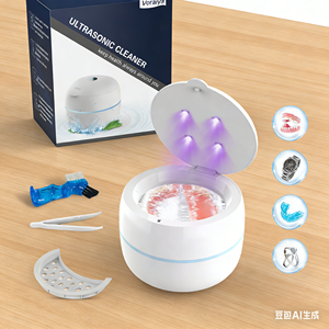 Limpiador Ultrasónico Eléctrico Portátil de 42 kHz para Retenedores Dentales con Luz UV para Uso Doméstico - Product Image 5