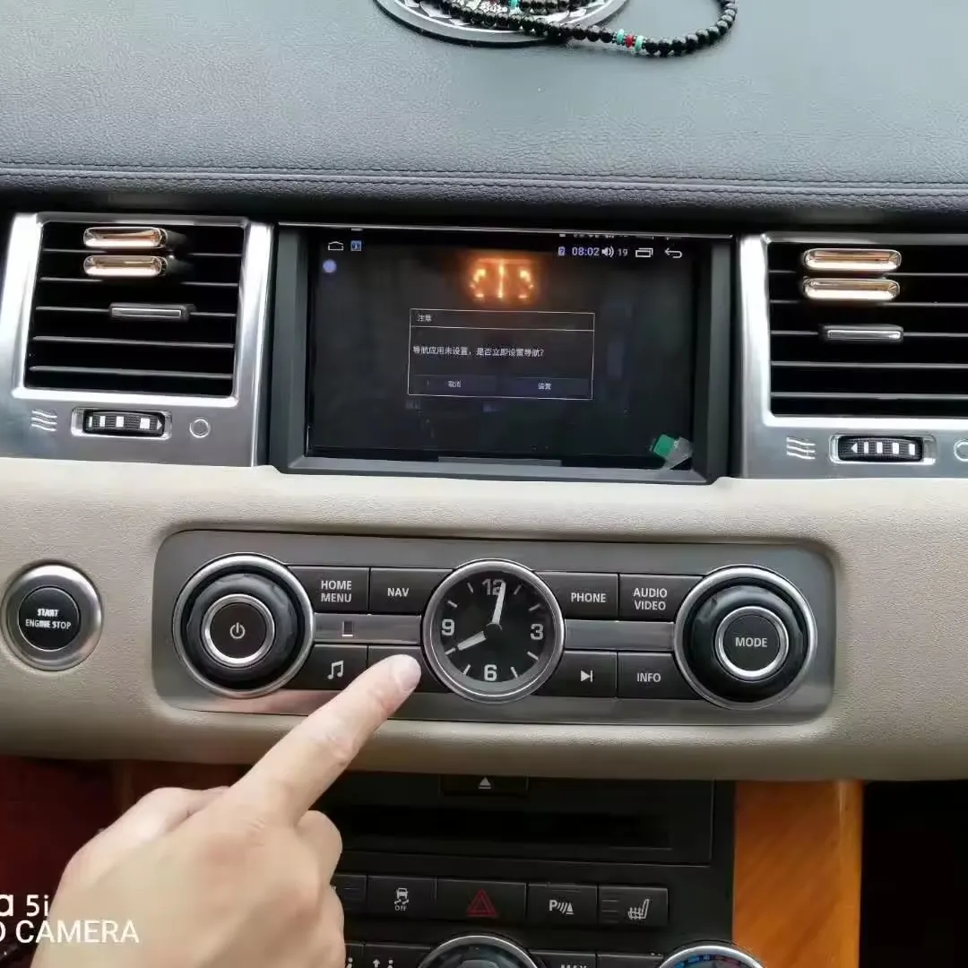 Dokunmatik ekran 9 ''inç Android 10 araba radyo DVD OYNATICI Stereo multimedya GPS navigasyon Rang Rover Sport L320 için 2010 2011 2012