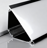 Profils en aluminium montés en surface 90*36mm Led Channel Plafond Top Corner Décoration Line Lamp Bar Home Room Atmosphere Lighting