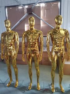 Maniquí cromado electrochapado de plástico dorado y plateado brillante, muñeca para adultos, maniquíes femeninos de cuerpo completo, maniquíes dorados para hombres y mujeres - Product Image 6