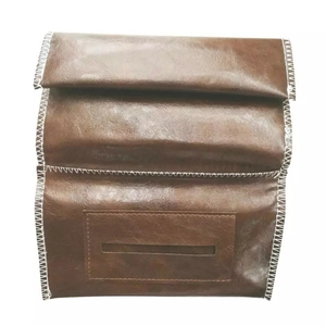Custodia per tabacco portatile in pelle con Logo personalizzato di fabbrica - Product Image 4