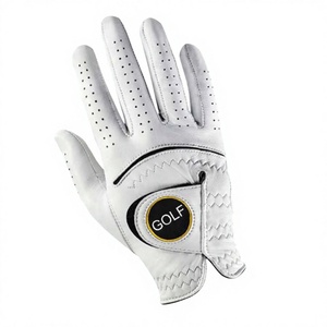 Guantes de Golf Personalizados Transpirables de Cuero Genuino para Todo Clima, con Dedos Completos, para Hombre y Mujer, Mano Izquierda/Derecha, Cierre de Gancho y Bucle, Guantes Deportivos - Product Image 3