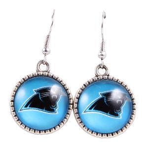 أقراط جديدة على شكل أزرار بتصميم عتيق لفرق دوري كرة القدم الأمريكية NFL32، أقراط بسيطة وجذابة - Product Image 5