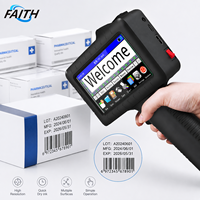 Imprimante jet d'encre portable TIJ pour codes-barres, QR codes, dates de péremption et lots sur bouteilles en verre
