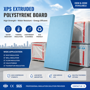 Panneau d'isolation en <span class=keywords><strong>polystyrène</strong></span> (XPS) résistant aux UV pour nouveau-nés, durable, garantie 5 ans, ignifugité B2 pour toiture - Product Image 1