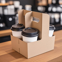 Gobelet à café en papier blanc biodégradable écologique jetable avec couvercle, imprimé avec un logo personnalisé, pour les cafés