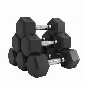 <span class=keywords><strong>Manubri</strong></span> Esagonali in Ghisa e Acciaio Rivestiti, Fissi, per Palestra Commerciale, <span class=keywords><strong>con</strong></span> Logo Personalizzato - Disponibilità Immediata dal Produttore - Product Image 3