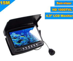 8 LED infrarouges <span class=keywords><strong>HD</strong></span> 1000TVL Chip 43 pouces LCD écran couleur canne à pêche caméra sous-marine - Product Image 2
