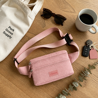 Sac banane personnalisé avec logo, sac de ceinture en nylon, sac banane étanche pour voyage, vente en gros, fabricant OEM