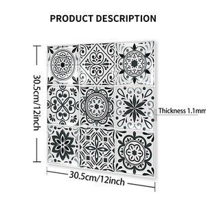 Carreaux muraux marocains faits main tendance à forte adhérence pour supermarchés et projets DIY – Autocollants muraux - Product Image 2