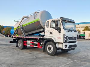 Shacman 4x2 12m³ Heavy Duty Sewage <b>Suction</b> Truck, 12000L Septic Sludge Vacuum Truck with Hydraulic Discharge System - Product Image 6