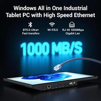 Panel PC Táctil Industrial Todo en Uno, Computadora sin Ventilador con Cámara de 5MP, Pantalla Táctil de 15.6 Pulgadas, Windows 11 Pro N5095, Hecho en China
