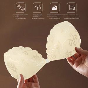 Nouvelle dentelle Push-up respirant <span class=keywords><strong>Invisible</strong></span> <span class=keywords><strong>soutien</strong></span>-<span class=keywords><strong>gorge</strong></span> Ultra-mince une pièce coquille bandoulière Silicone poitrine <span class=keywords><strong>soutien</strong></span>-<span class=keywords><strong>gorge</strong></span> boucle - Product Image 3