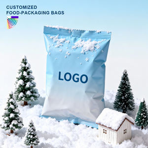 Bolsa de Embalaje de Plástico Personalizada para Alimentos Congelados, Mariscos, Dumplings, Fruta Congelada, Pizza, Rollitos Primavera, Kebabs, Papas Fritas - Product Image 1