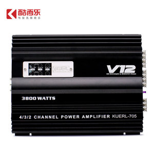 Amplificateur de puissance pour voiture Kuerl V12 3800W 4/3/2 canaux KUERL-705 12V - Product Image 1