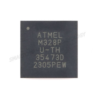 ยี่ห้อใหม่ ATMEGA328P-MU QFN-32 ไมโครคอนโทรลเลอร์ AVR 8 บิต 32KB แฟลชชิป IC - Product Image 4