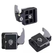 Adaptateur de pince à dégagement rapide 323 pour plaque de tête de trépied d'appareil photo Manfrotto 200PL-14 - Product Image 6