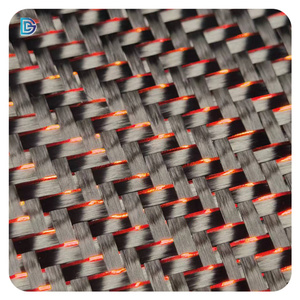 Kain Serat Karbon Metalik Berkilau Warna-warni 3k 210gsm Emas Hijau Biru Perak Merah Ungu  Penjualan Tinggi - Product Image 1