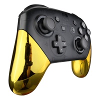 EXtremeRate - Carcasas de Repuesto para Joystick con Agarre Suave, Izquierda y Derecha, para el Control Pro de Nintendo Switch