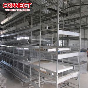 <strong>Layer</strong> Farm 7 Tier 8 Tier H Type Poultry Farm <strong>Cage</strong> Design Egg <strong>Layer</strong> Hens <strong>Cages</strong> Chicken Laying <strong>Cage</strong> for Completely Automatic - Product Image 2