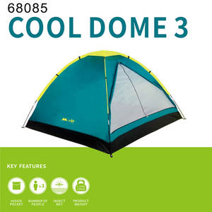 Laos เต็นท์อัตโนมัติกันน้ำสำหรับการตั้งแคมป์กลางแจ้งแบบพกพาพื้นที่ขนาดใหญ่2-4คนสำหรับครอบครัวหรือตั้งแคมป์คู่รัก - Product Image 3