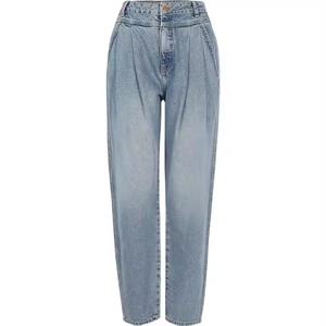 กางเกงยีนส์ผู้หญิงสไตล์ใหม่ปี 2025 ระบายอากาศได้ดี สวมใส่สบาย สีฟ้าอ่อน คลาสสิก ปรับแต่งได้ - Product Image 5