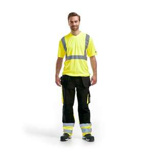 BLAKLADER - 152913709933C52 Pantalon haute visibilité Noir/Jaune-EAN 7330509372326 HI-VIS WORKWEAR - Product Image 3