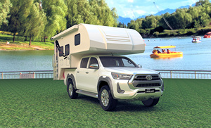 Camper léger pour pick-up, pop-up, à glisser dans le pick-up, avec fenêtres à porte étanches pour la vie mobile et le <span class=keywords><strong>camping</strong></span> - Product Image 2