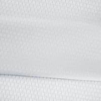Nouveaux t-shirts de sport respirants et personnalisés, à séchage rapide, écologiques, jersey 100% polyester, tissu jacquard en maille nid d'abeille