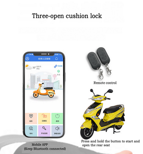 La bicicleta eléctrica se cambia a una alarma antirrobo inteligente, aplicación Bluetooth de 48/60/72V, inducción de teléfono móvil con un botón Sta - Product Image 6