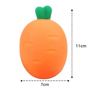 Juguetes Sensoriales de Zanahoria de Rebote Lento, Lindos y Blandos con Forma de Vegetal Simulado para Niños y Niñas de 5 a 7 Años - Product Image 3