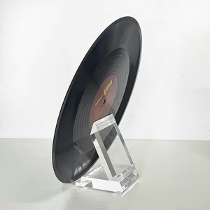 Support de <span class=keywords><strong>Disques</strong></span> <span class=keywords><strong>Vinyles</strong></span> et CD en Acrylique – <span class=keywords><strong>Présentoir</strong></span> de Rangement <span class=keywords><strong>pour</strong></span> Bureau, Publicité et Albums - Product Image 2