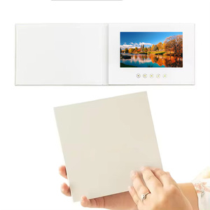 Livre d'or <span class=keywords><strong>vidéo</strong></span> et boîte – Nouvelle arrivée : Livret <span class=keywords><strong>vidéo</strong></span> personnalisé avec écran LCD 7 pouces pour la promotion d'entreprise - Product Image 3