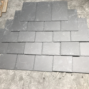 Teja de <span class=keywords><strong>Pizarra</strong></span> de Piedra Natural, Gris Oscuro, 450x3000mm con Orificios de Montaje Preperforados para Techos - Product Image 3