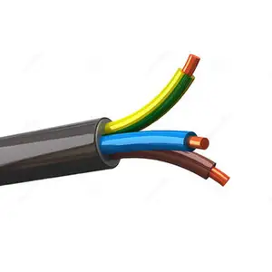 Cables eléctricos trenzados de 300V con aislamiento de PVC de 4 núcleos Tipo desnudo de 95mm2 de alta calidad para el mercado de ultramar