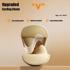 Fer à friser professionnel 32 mm à chauffe rapide, anti-brûlure, à double baril, ionique, pour ondulations, avec écran LCD - Product Image 5