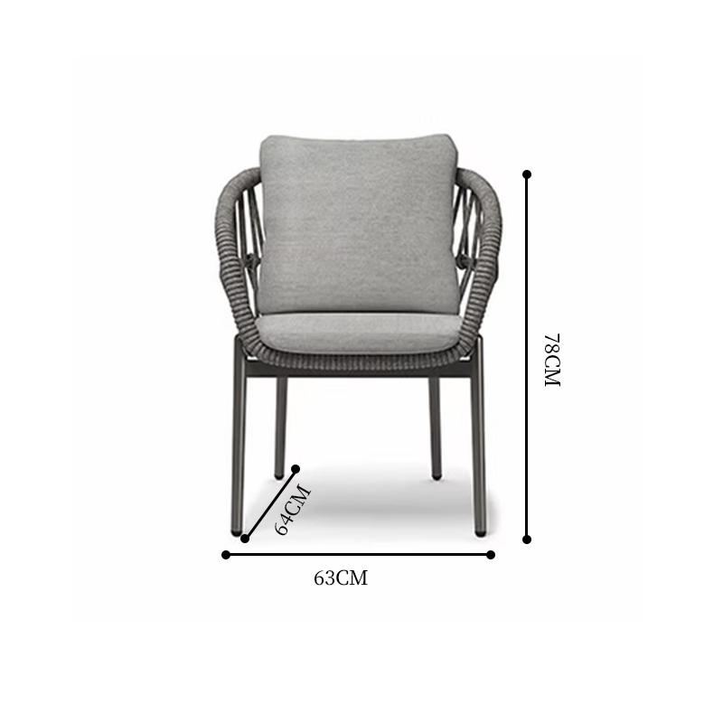 Chaise simple (gris foncé)