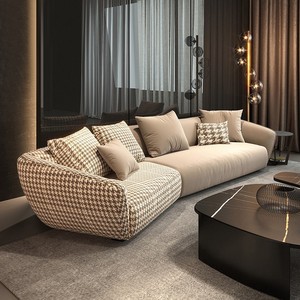 Divani per Arredamento Casa Soggiorno Moderno Beige Set Moderno dalla Turchia con Imbottitura in Piuma Economico per Interni - Product Image 4