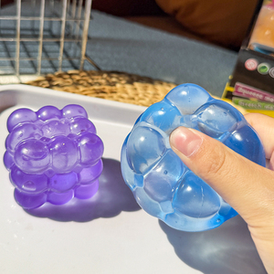 Stretch Squeeze Ice Cube Maltose Eco-Friendly 6cm TPR Anti-Stress <b>Squishy</b> Toy for Stress Release and Anxiety Relief - Product Image 5