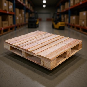 Palettes en bois massif de Zhongshan, fumigées, à 4 entrées, pour le transport logistique, l'entreposage et la personnalisation - Product Image 4
