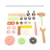 Jouets Montessori en bois multifonctionnels, mini table à outils pour cultiver la capacité pratique