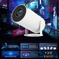 Mini Proyector de Video HY300/HY300 Pro con Pantalla Inteligente Full HD, Sistema de Proyección Inalámbrica Wifi, Proyector de Video LED Portátil para el Hogar