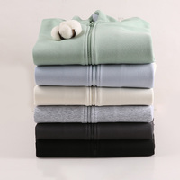 Sweat-shirt à capuche zippé de 420 grammes avec impression de logo personnalisé