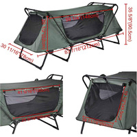 Lit de Camping Portable, tente pliable, pour l'extérieur, imperméable, chaud, de couchage, 1 personne