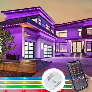 Contrôleur Wifi intelligent pour l'extérieur et l'intérieur, 12V 24V Rgbw, lumières de Noël permanentes à LED, UCS2904, IP68, étanche, lumières à points pixel - Product Image 1
