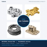 Support d'analogue d'implant dentaire en bronze C932, usiné CNC à tolérance stricte, service d'usinage CNC OEM
