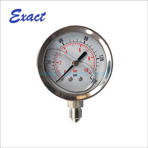 स्टेनलेस स्टील तेल भरा इंजन तेल दबाव गेज - Product Image 3